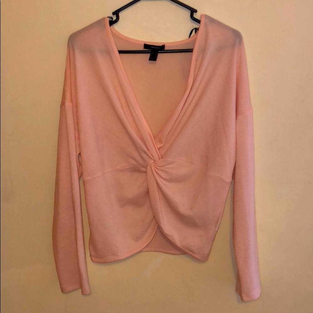 Light pink long sleeve top BOGO ITEM